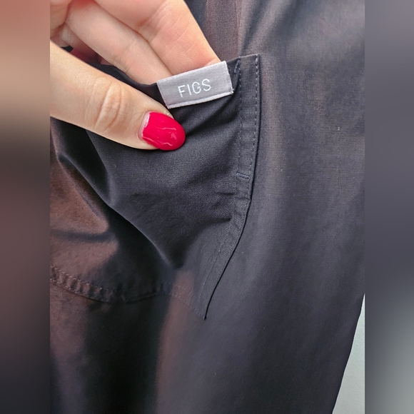 FIGS JOGGERS BLACK FREEX LINED L/T - Picture 10 of 12